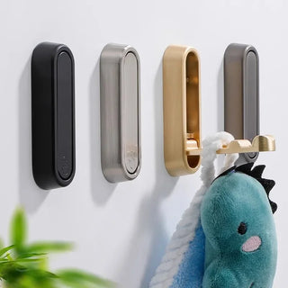 Foldable Wall Hook Towel Hanger Space-Saving Door Clothes Coat Hat Bags Hanger Wall Hanging Hook for Home Kitchen Bathroom