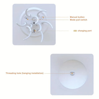 Bionic Jellyfish Night Light,USB Rechargeable with Voice Control,Dancing Tentacles,5 RGB Gradient,Floating Lamp,Bedroom Decor