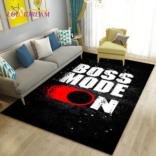 3D Cartoon Gamer Game Controller Area Rug,Carpet Rug for Living Room Bedroom Sofa Doormat Decoration,Kid Play Non-slip Floor Mat