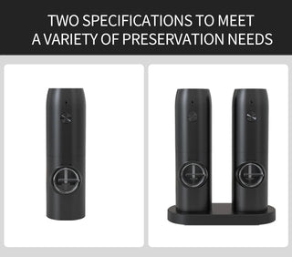 1PC/2PCS Electric Automatic Pepper Grinder Set Salt And Pepper Mill Adjustable Coarseness Spice Grinder for Kitchen